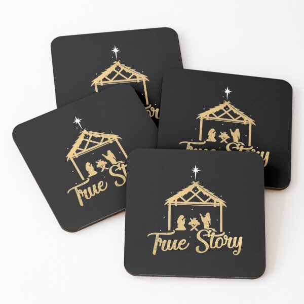 Item preview, True Story Christmas Advent Nativity Scene designed and sold by Dressed For  Duty.
