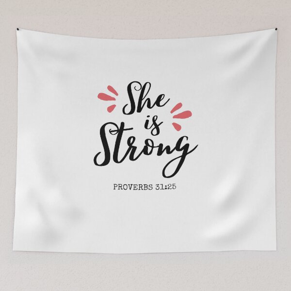 Item preview, SHE IS STRONG TSHIRT AND MERCH designed and sold by JaylaStarr.