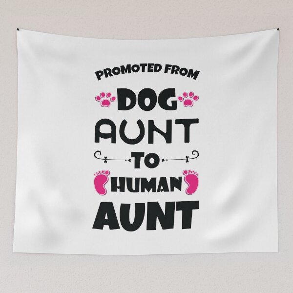Item preview, Promoted From Dog Aunt To Human Aunt designed and sold by Beefytee.