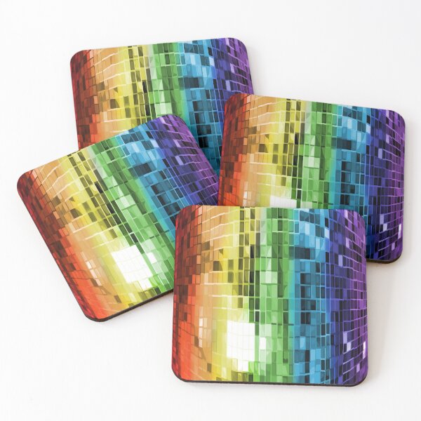 Item preview, Rainbow Disco Ball Pattern designed and sold by Deborah Camp.