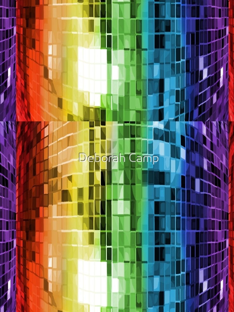 Rainbow Disco Ball Pattern by DeborahCamp