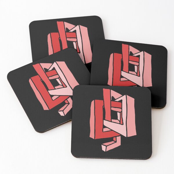 Item preview, Geometric Red Shapes designed and sold by Chubuter.
