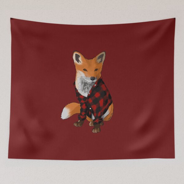 Item preview, Flannel Fox designed and sold by GarnetAles.