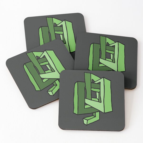 Item preview, Geometric Green Shapes designed and sold by Chubuter.