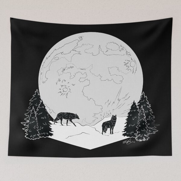 Item preview, Wolf Moon designed and sold by E. Claire.