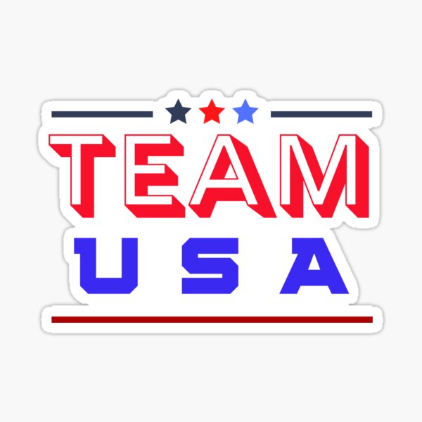"Team red and blue" Sticker by MegDeRoyale Redbubble