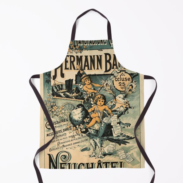 Item preview, retro hermann baum neuchatel vintage reclame designed and sold by CorasPosters.