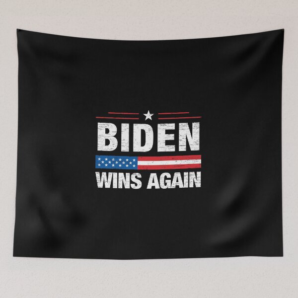 Item preview, Biden Wins Again American Flag designed and sold by DavisHasari.