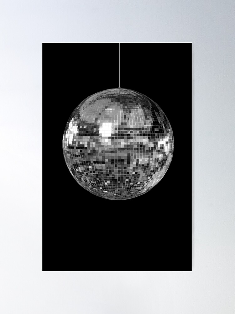 Poster for Sale avec l'œuvre « Champignon Boule Disco - Aquarelle