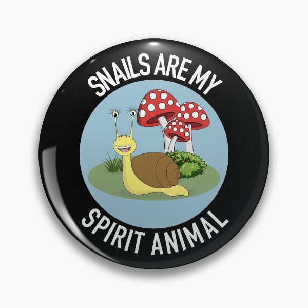 Item preview, Snails are My Spirit Animal Cute Snail with Mushrooms designed and sold by Gsallicat.