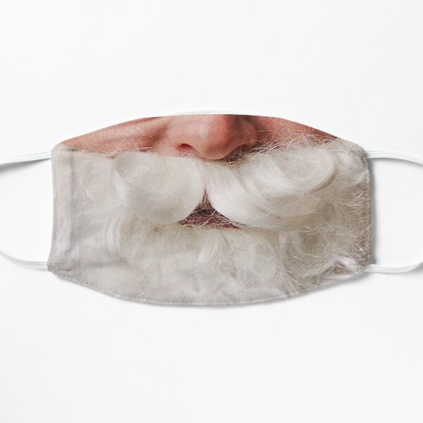 Masque de barbe drôle de père Noël Masque sans plis