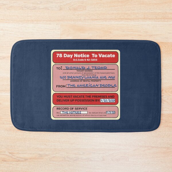 Item preview, Notice to Vacate designed and sold by HappySchnapper.
