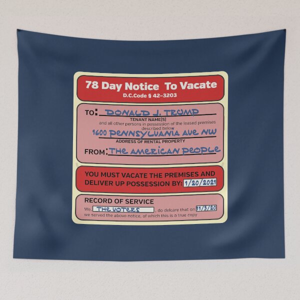 Item preview, Notice to Vacate designed and sold by HappySchnapper.