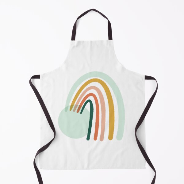 Item preview, Abstract Geometric Rainbow Teal designed and sold by HoneyLeeStudios.