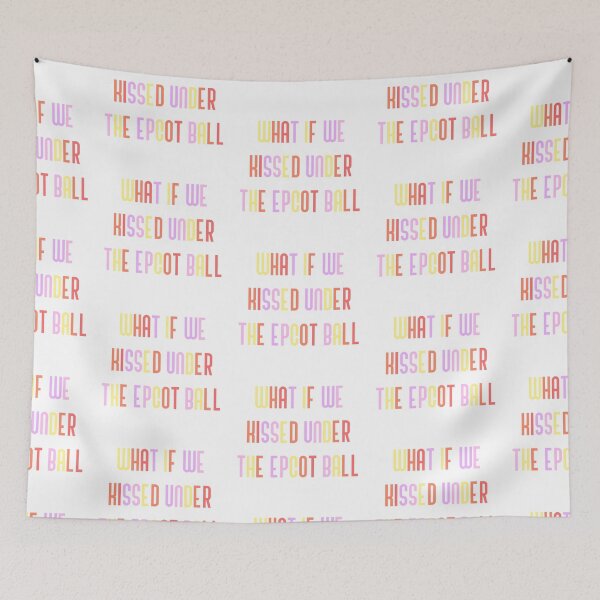Item preview, What if we kissed under the Epcot ball designed and sold by broadwaygirl142.