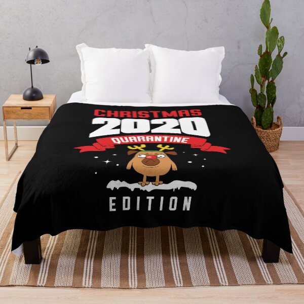 Item preview, Christmas 2020 Funny Sayings Quarantine Dog designed and sold by teeseeds.