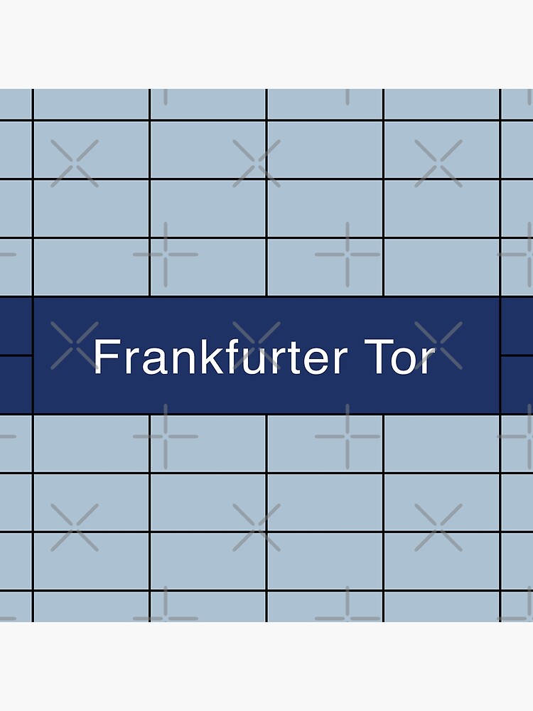 Frankfurter Tor Station Tiles (Berlin) by in-transit