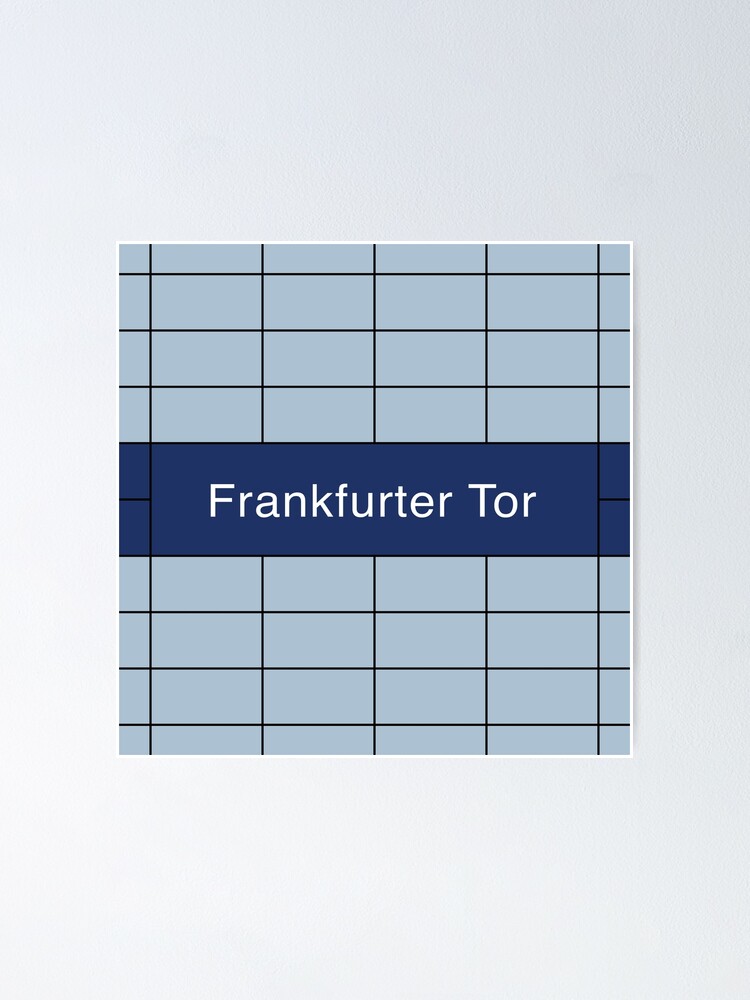 Alternate view of Frankfurter Tor Station Tiles (Berlin) Poster