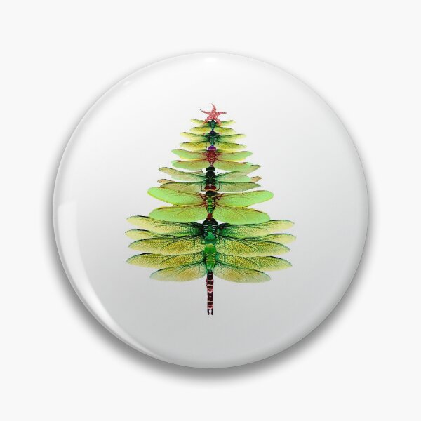Item preview, Dragonfly Tree - Winter solstice - Christmas tree- box holiday set- woodland christmas- dragonfly Christmas  designed and sold by ThomasTrump.