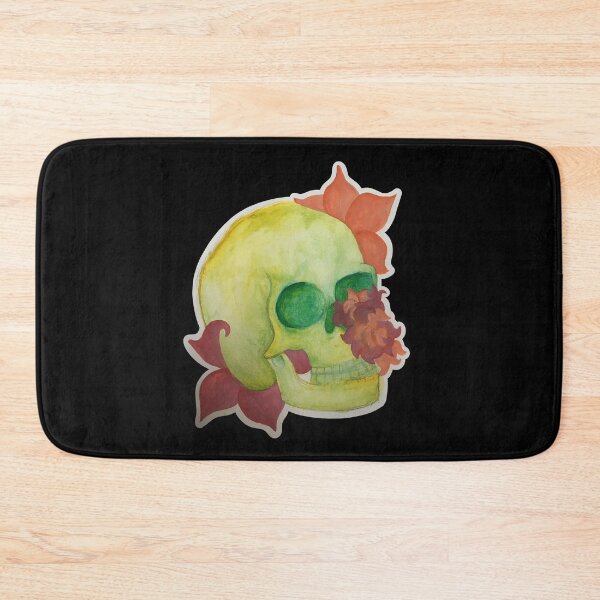 Item preview, Colorful Skull and Flowers designed and sold by inatorinator.