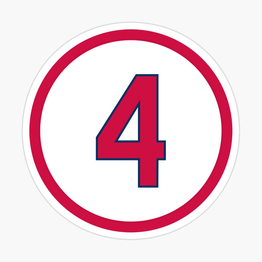 Enos Slaughter #9 Jersey Number Sticker for Sale by StickBall