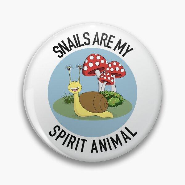 Item preview, Snails are My Spirit Animal Cute Snail with Mushrooms 2 designed and sold by Gsallicat.
