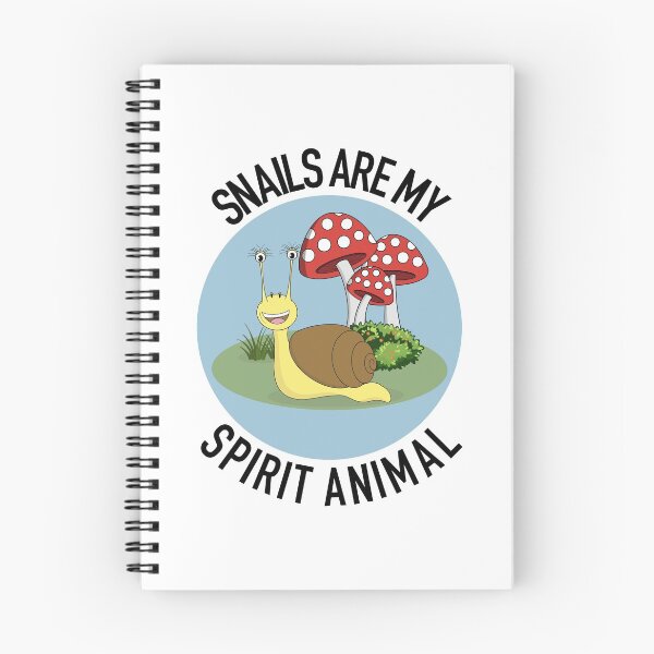 Item preview, Snails are My Spirit Animal Cute Snail with Mushrooms 2 designed and sold by Gsallicat.