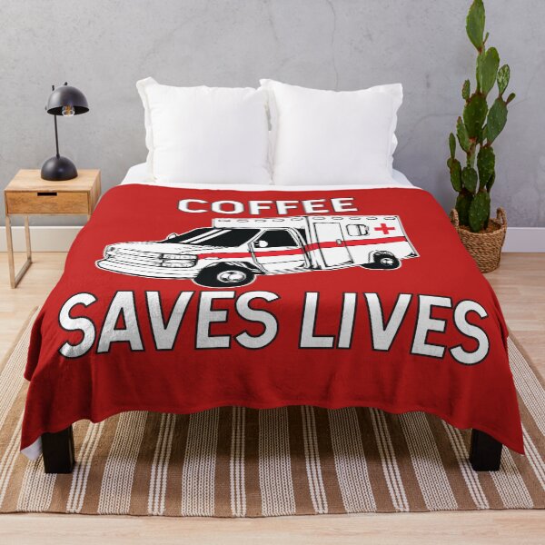 Item preview, Coffee Saves Lives Ambulance designed and sold by teesaurus.