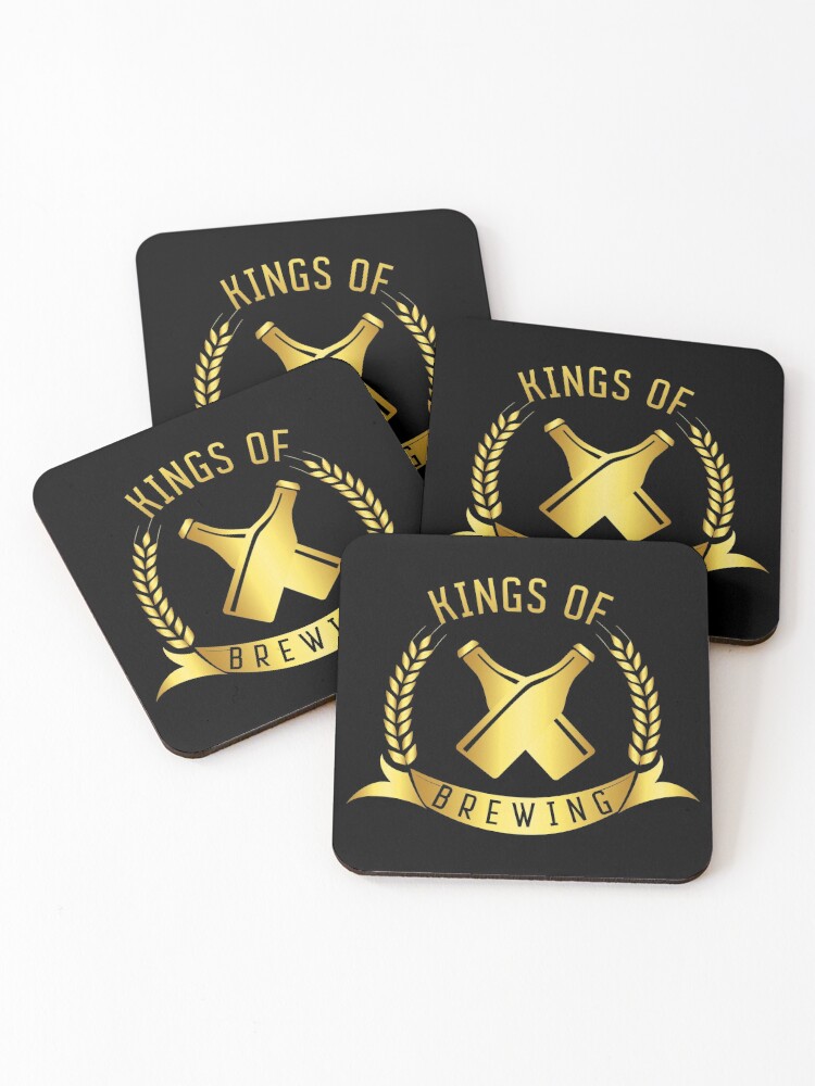 Coasters (Set of 4), Kings Of Brewing Beer designed and sold by Daniel Specht