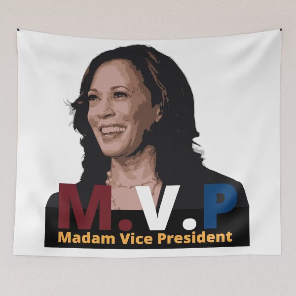 Item preview, Kamala Harris MVP, Madam Vice President designed and sold by davlinaArt.