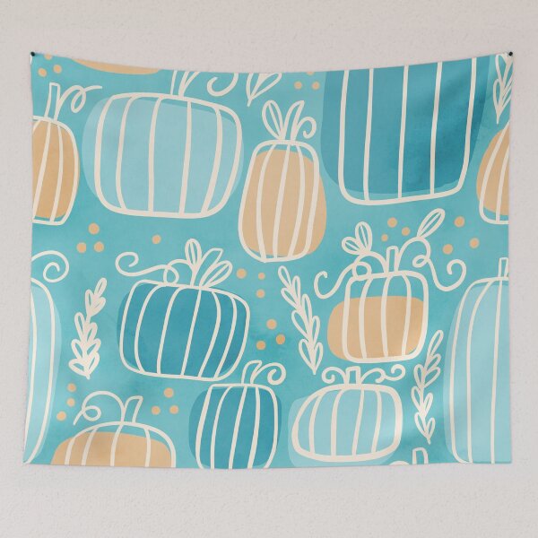 Item preview, Blue and Orange Pumpkins, Pumpkin Spice Latte, Peace Love and Pumpkin designed and sold by WOW TeesAndThings.