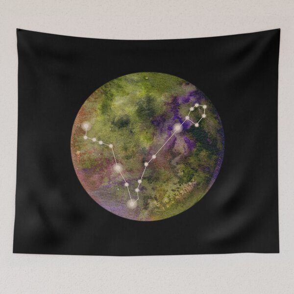 Item preview, Watercolor Zodiac Piscis Galaxy designed and sold by maruwatercolor.