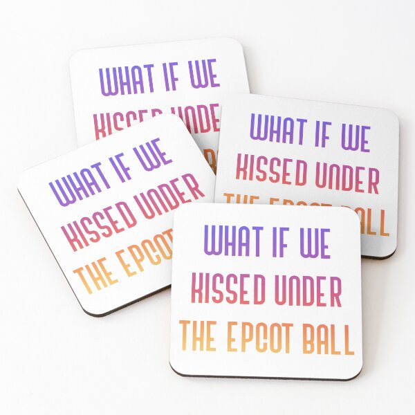 Item preview, What if we kissed under the Epcot ball designed and sold by broadwaygirl142.