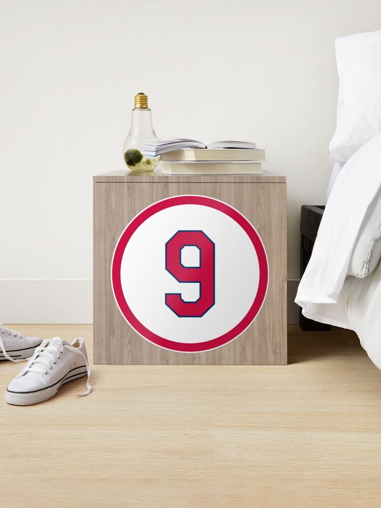 Enos Slaughter #9 Jersey Number | Sticker