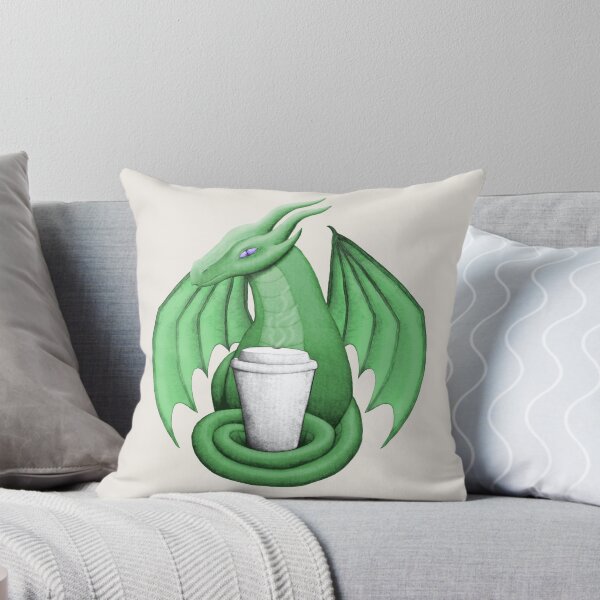 Item preview, Green Dragon with Latte (purple eye) designed and sold by shaneisadragon.