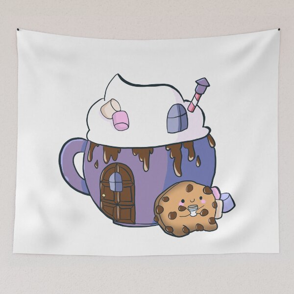 Item preview, Christmas Hot Chocolate house with Cookie designed and sold by Ariel Tanner.