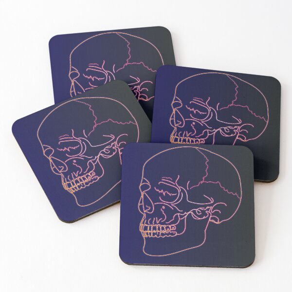 Item preview, neon skull art  designed and sold by KARTICK DUTTA.