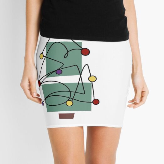 Festive Tree Mini Skirt