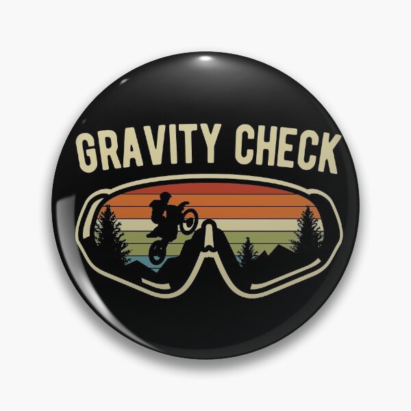 Item preview, Motocross Gravity Check Vintage Retro Dirt Bike Funny Gift designed and sold by tempotats.