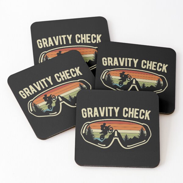 Item preview, Motocross Gravity Check Vintage Retro Dirt Bike Funny Gift designed and sold by tempotats.