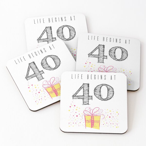 Item preview, Life Begins At 40 designed and sold by 4AllTimes.