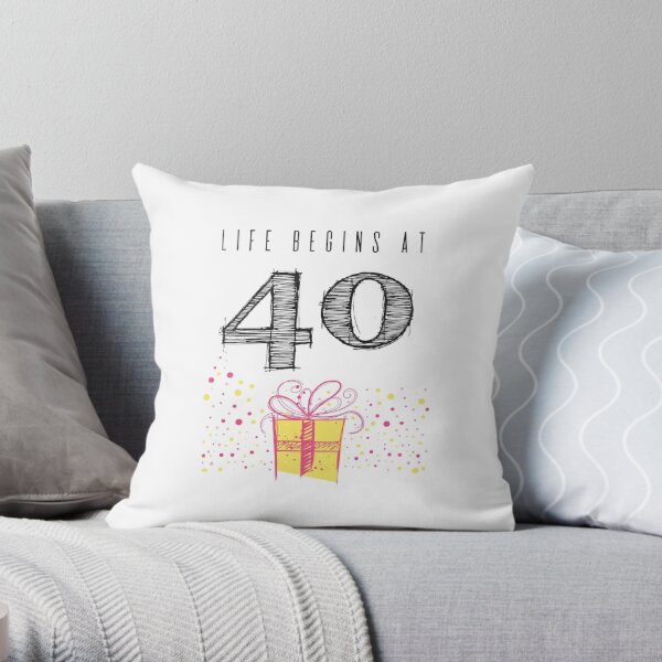 40th birthday cheap cushion