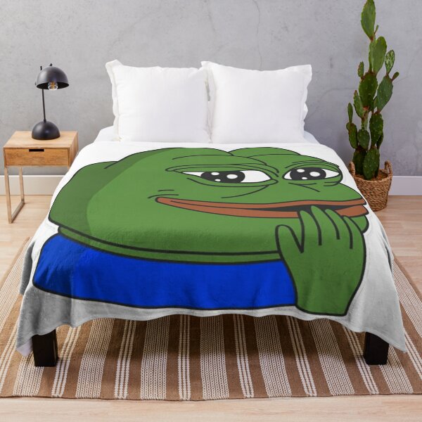 Sodapoppin Pepe Twitch Streamer Emote Pepega Dank Meme Duvet Cover