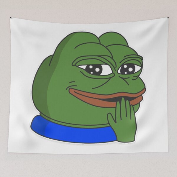 Item preview, sodapoppin cute pepe twitch streamer emote pepega funny dank meme designed and sold by RUCZENO.
