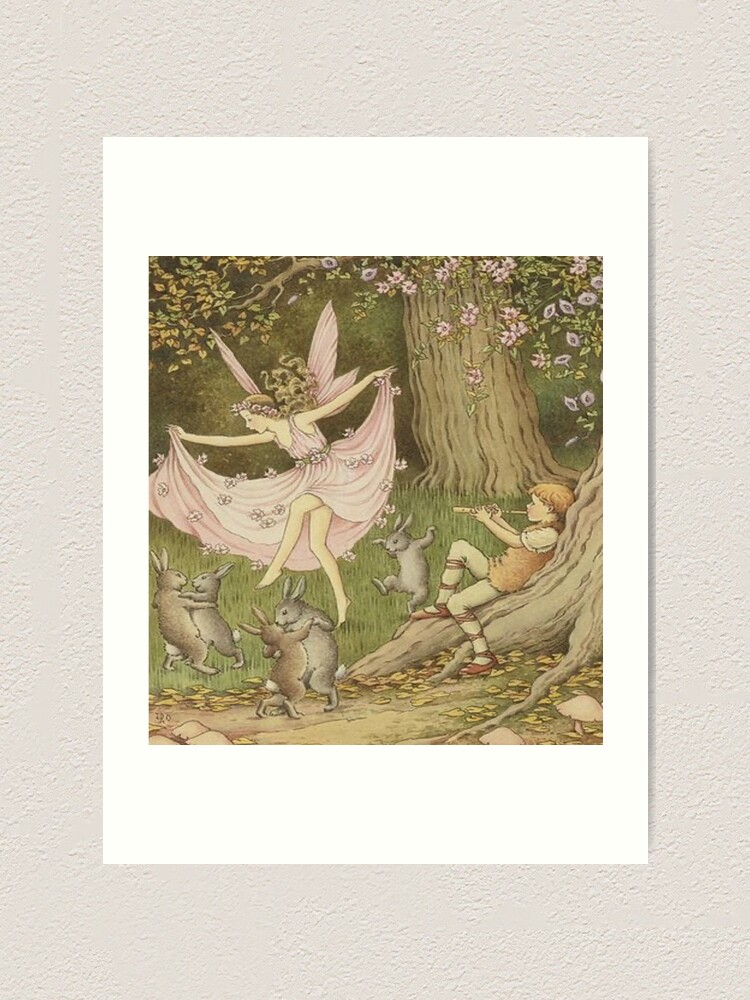 Ida Rentoul Outhwaite Fairyland, Kidsroom Wall Art, Vintage