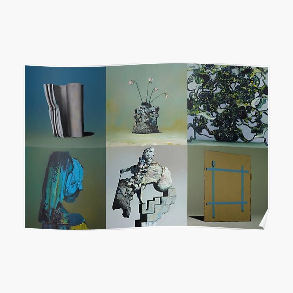 Everywhere at the End of Time by the Caretaker Album Cover Art Collection by Ivan Seal Poster