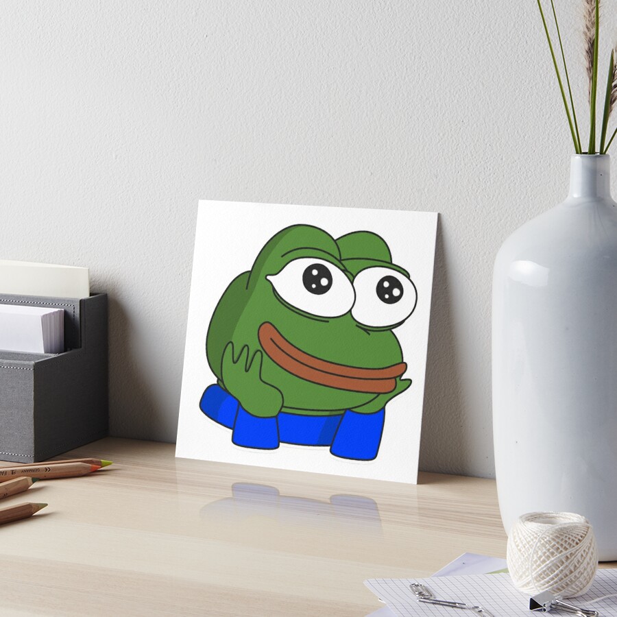 sodapoppin you can't see me pepe twitch streamer emote pepega funny dank  meme iPad Case & Skin for Sale by RUCZENO