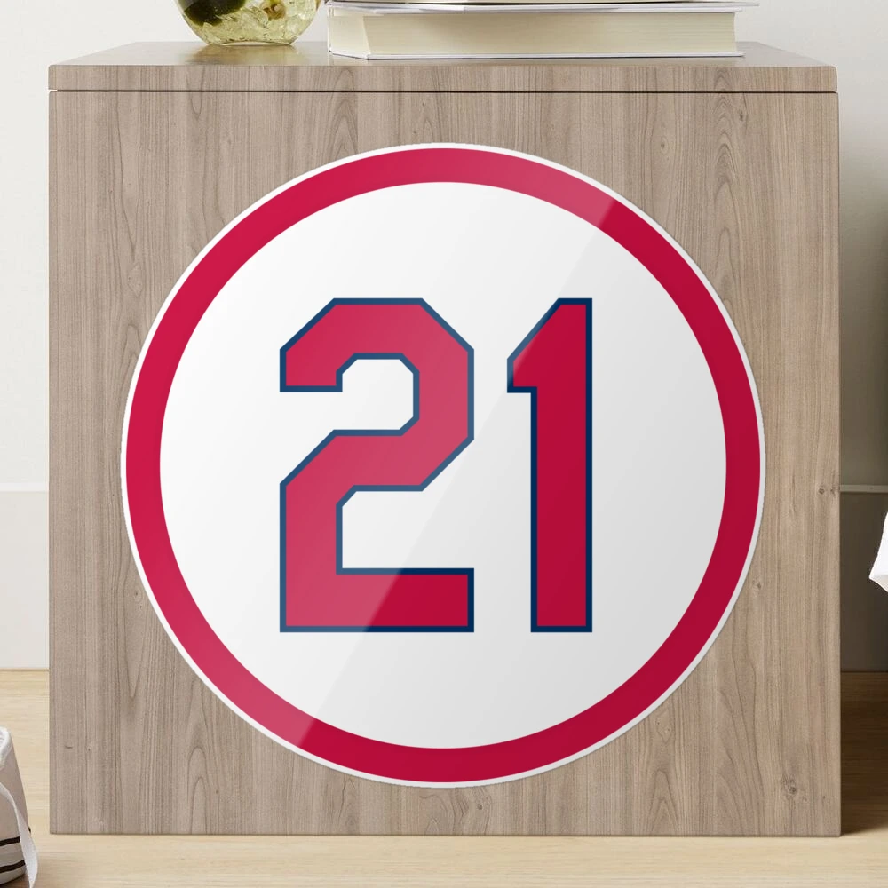 Willie McGee #51 Jersey Number Sticker for Sale by StickBall