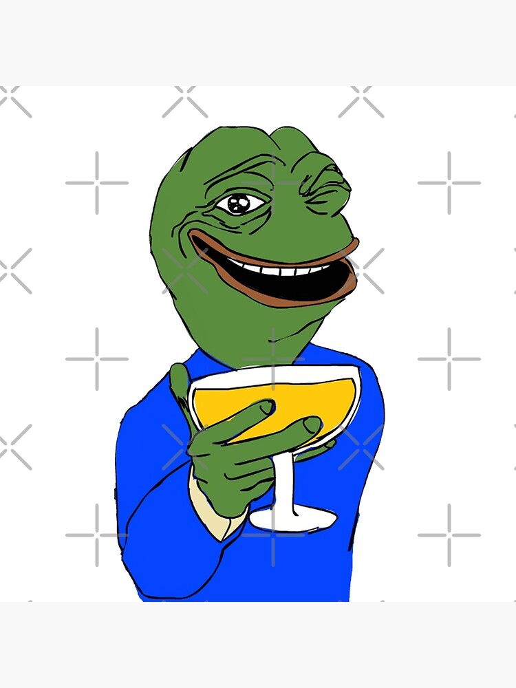 Pepega in HD Twitch Emote | Art Board Print