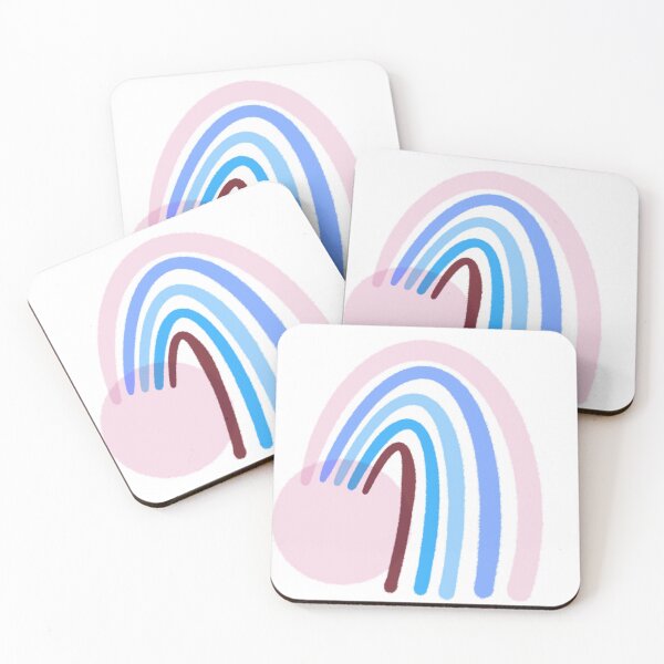 Item preview, Abstract Geometric Rainbow Pink designed and sold by HoneyLeeStudios.
